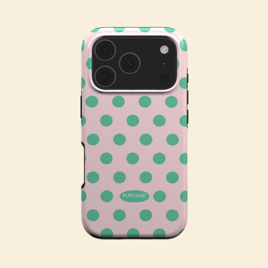 Cotton Candy Polka Dot MagSafe Phone Case for iPhone 12-17