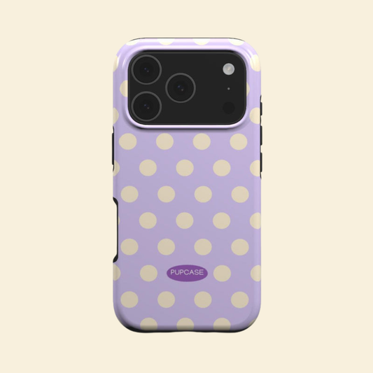 Grape Candy Floss Polka Dot MagSafe Phone Case for iPhone 12-17