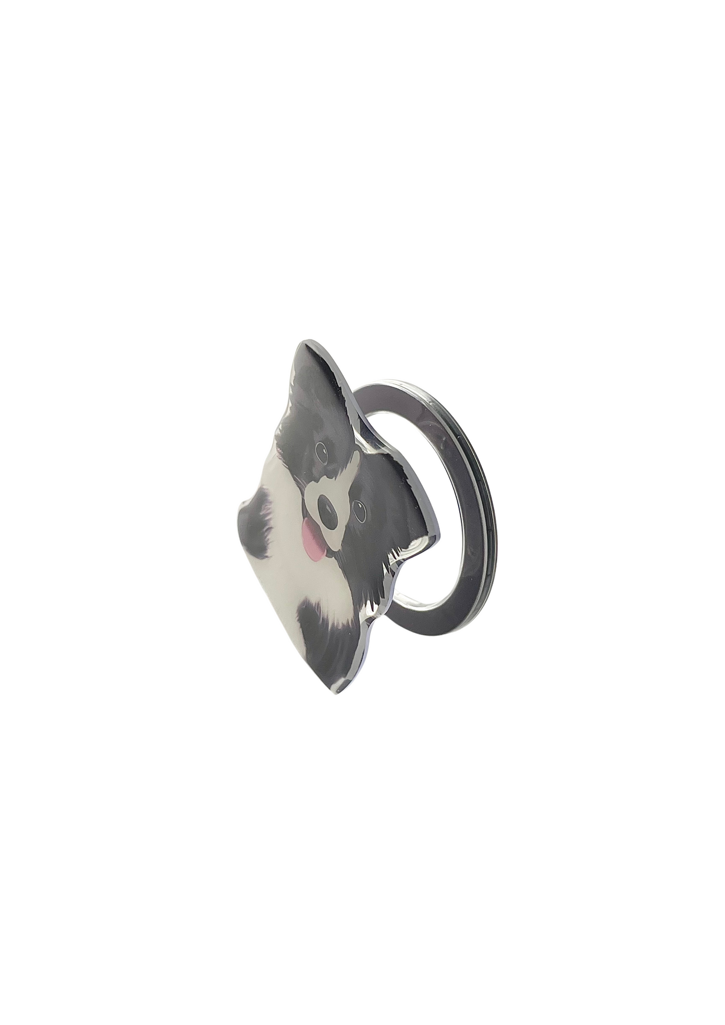 Juno – Happy Collie Magnetic Phone Grip