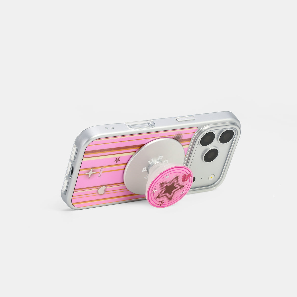 Pink Orbit Magnetic Phone Grip