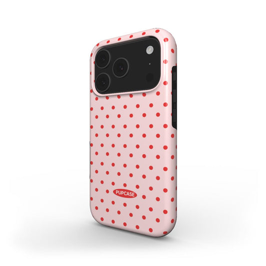Strawberry Soda Polka MagSafe Case for iPhone 12–17 | PupCase