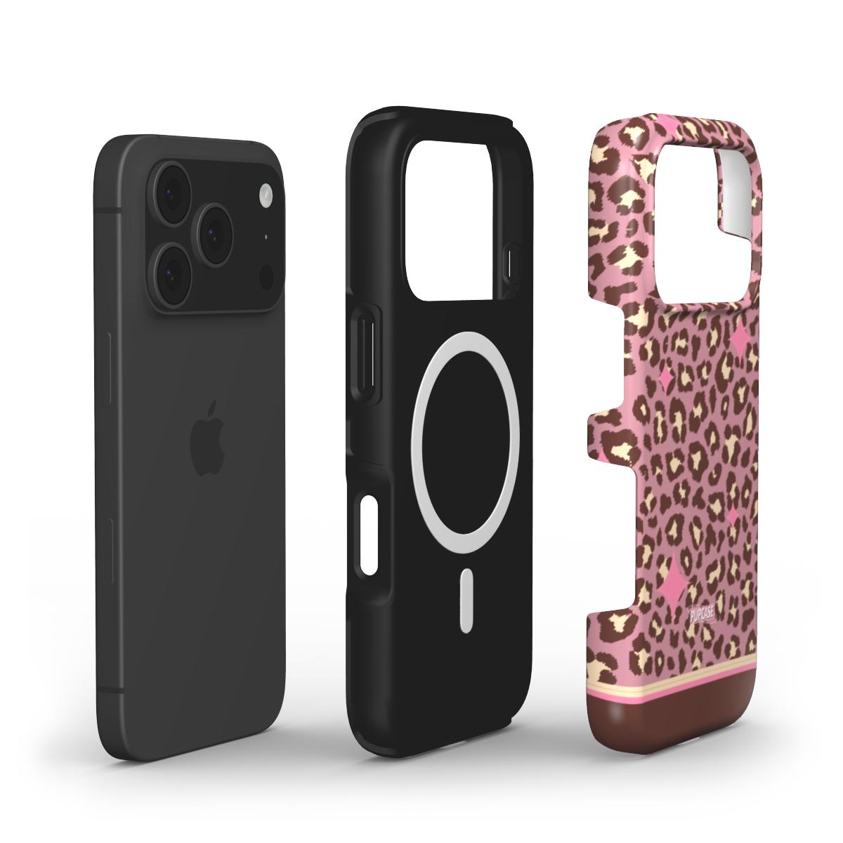 Pink Sugar Leopard Phone Case for iPhone 12-17