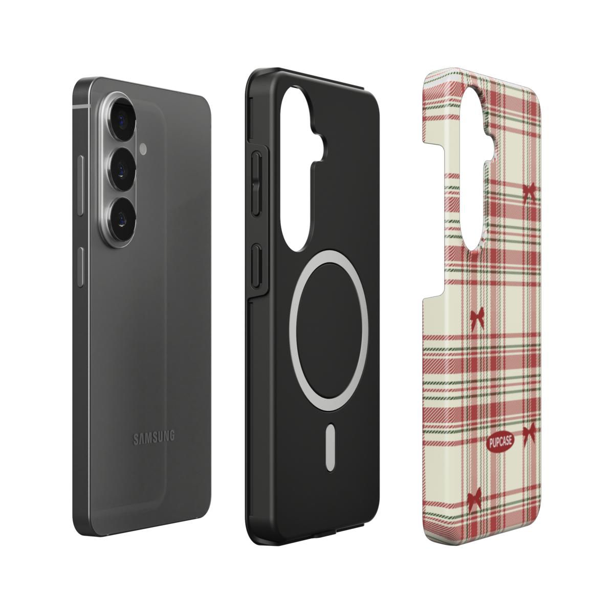 Christmasy Stripe Magnetic Tough Phone Case | Samsung & Google Pixel