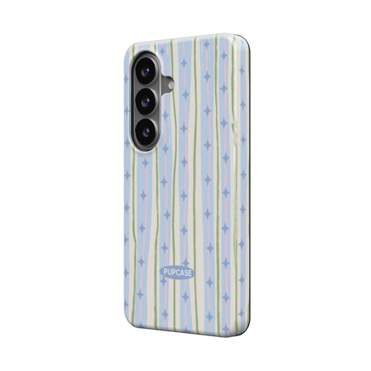 Pastel Stripe Star Magnetic Tough Phone Case | Samsung & Google Pixel
