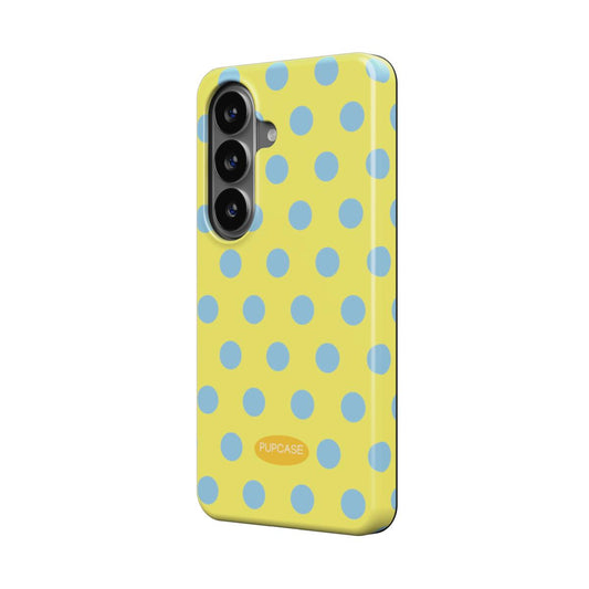 Lemon Fizzy Polka Dot Magnetic Tough Phone Case | Samsung & Google Pixel