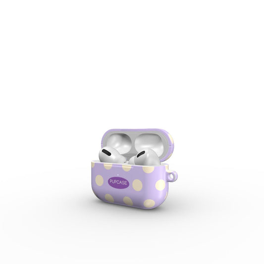 Grape Candy Floss Polka Dot AirPods Tough Case