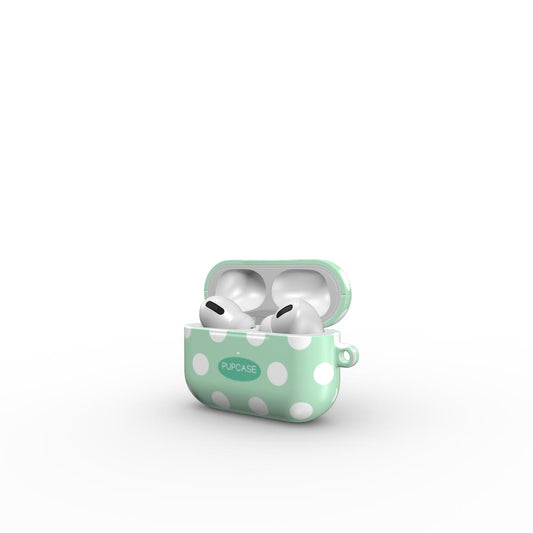 Green Apple Jelly Polka Dot AirPods Tough Case