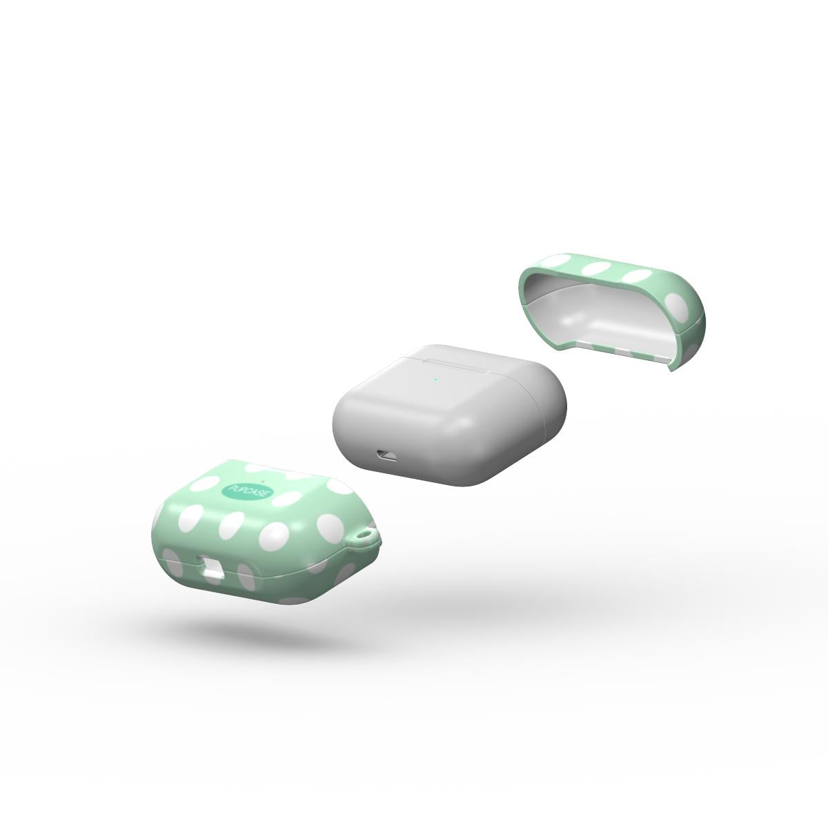 Green Apple Jelly Polka Dot AirPods Tough Case