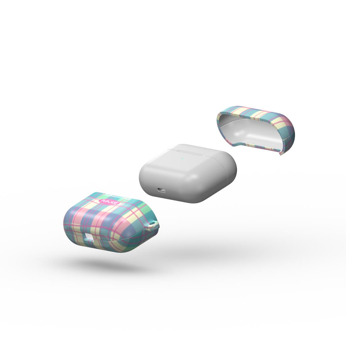 Pastel Plaid Dream AirPods Tough Case