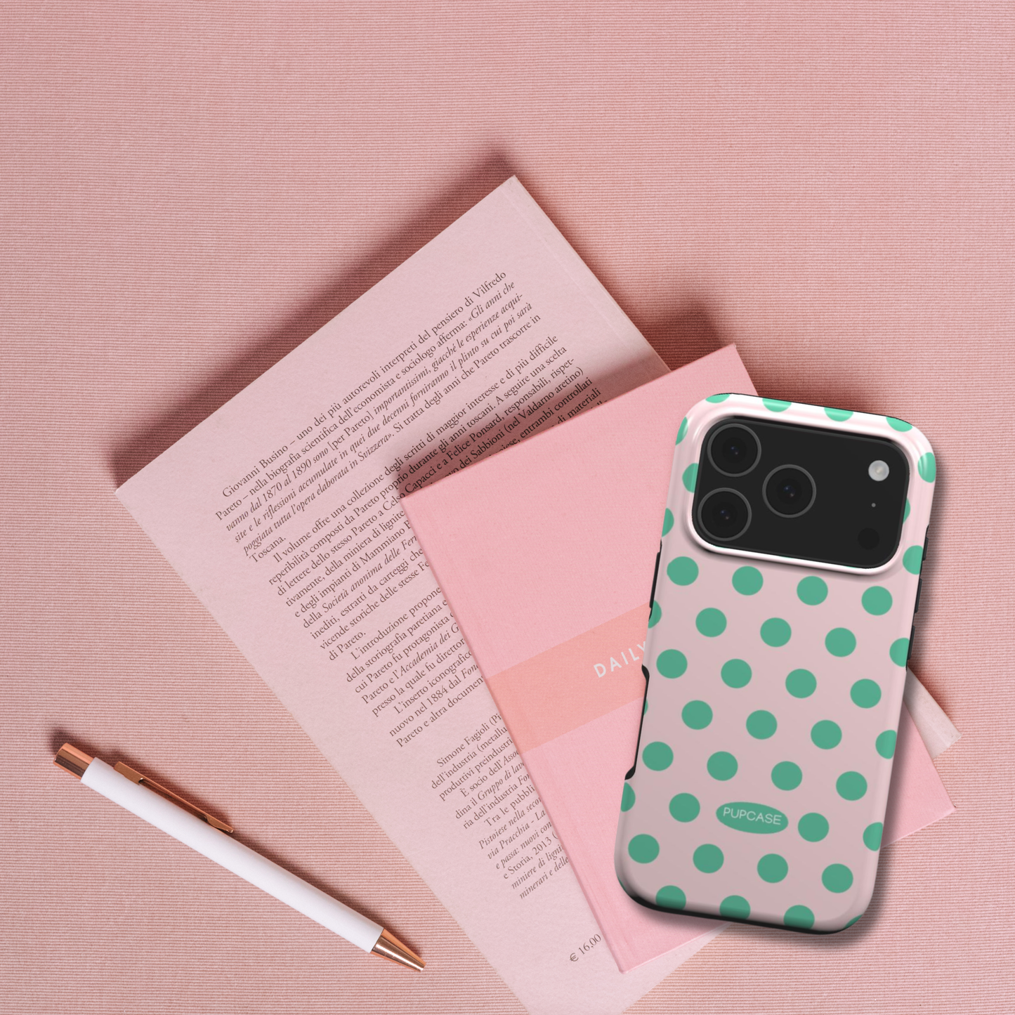 Cotton Candy Polka Dot MagSafe Phone Case for iPhone 12-17
