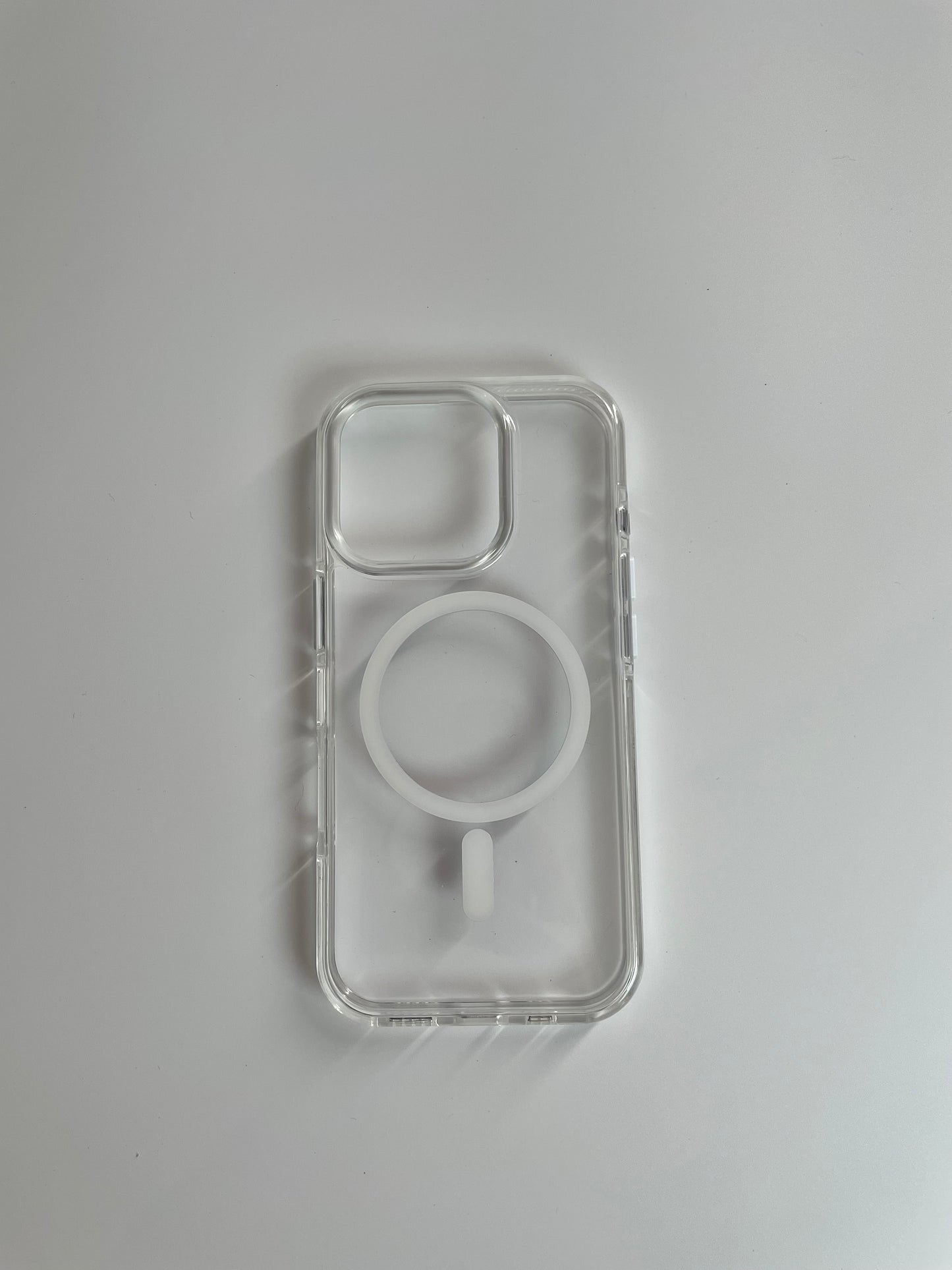 Crystal Clear MagSafe Compatible iPhone Case – Shockproof Protective Cover