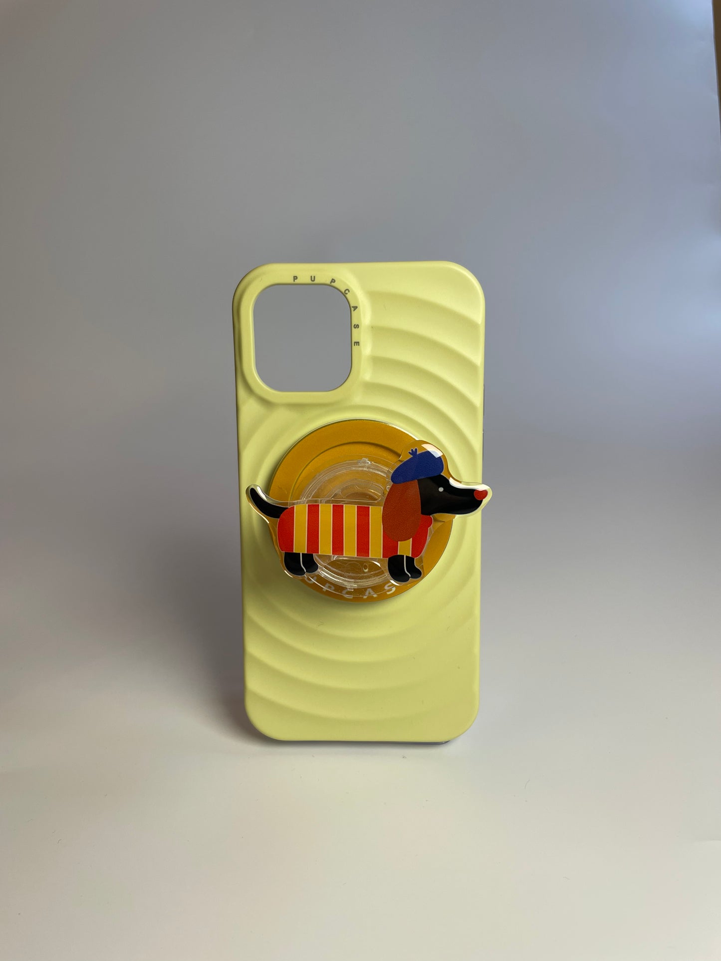 The Jolly Jester Dachshund PupGrip - Magnetic MagSafe Phone Grip & Stand for iPhone