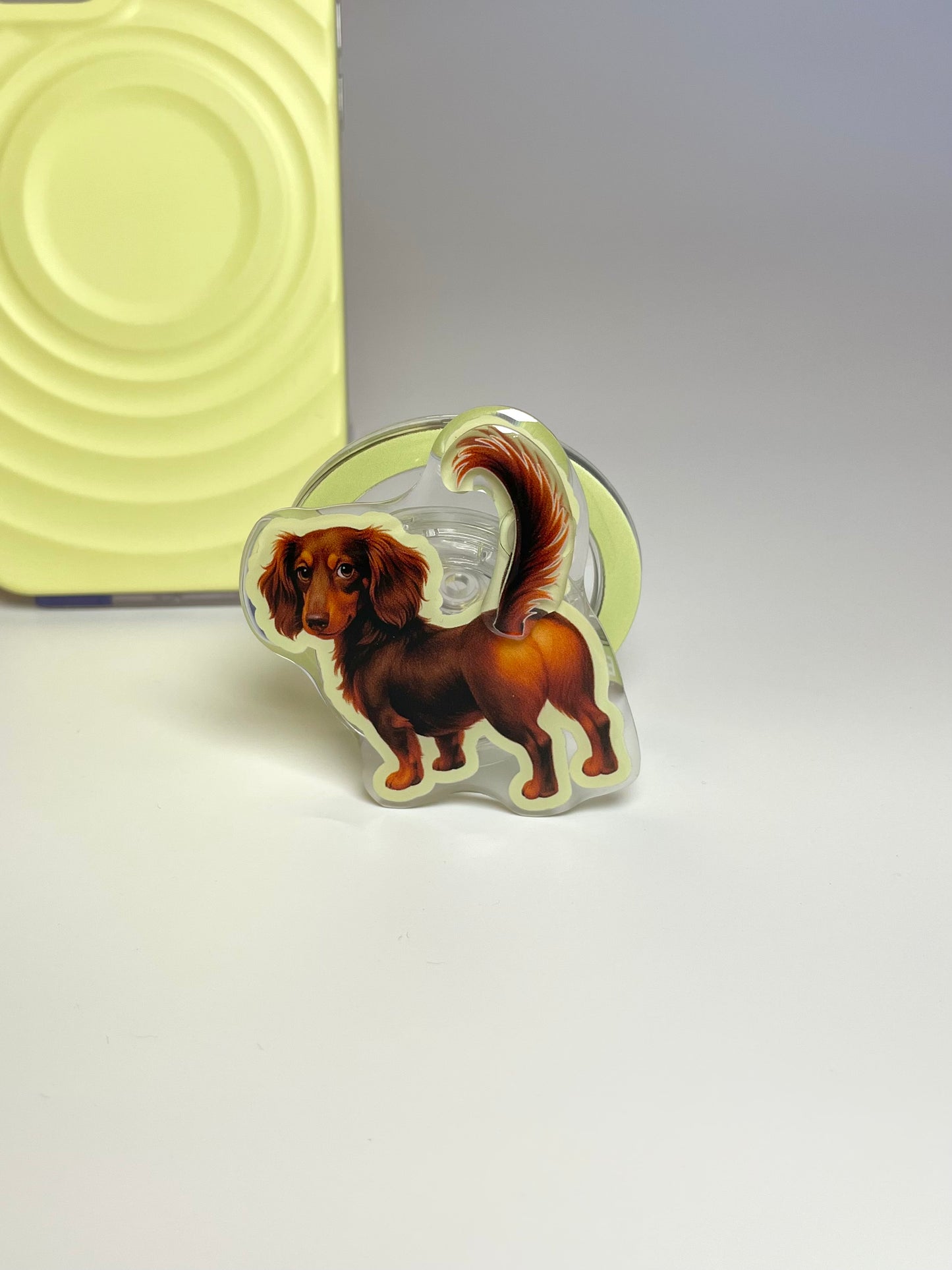 Dachshund PupGrip - Magnetic MagSafe Phone Grip & Stand for iPhone