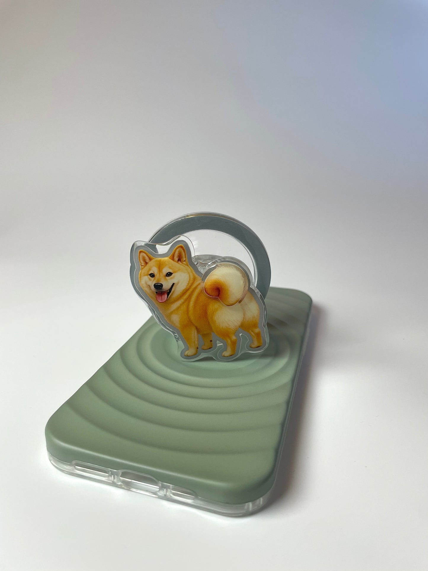 Shiba PupGrip - Magnetic MagSafe Phone Grip & Stand for iPhone
