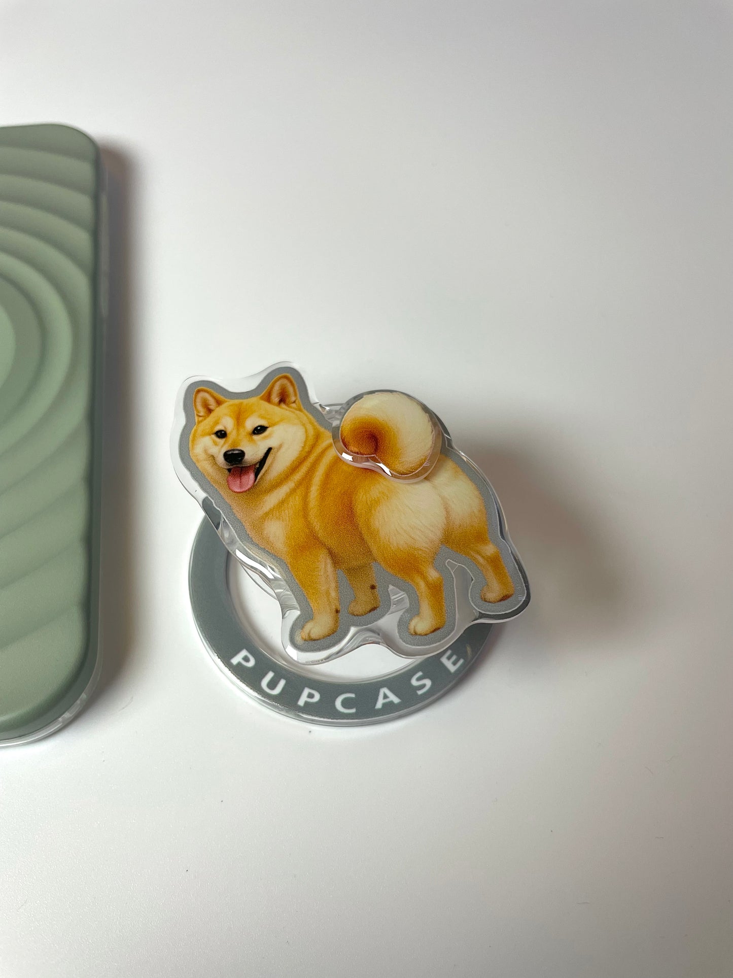 Shiba PupGrip - Magnetic MagSafe Phone Grip & Stand for iPhone