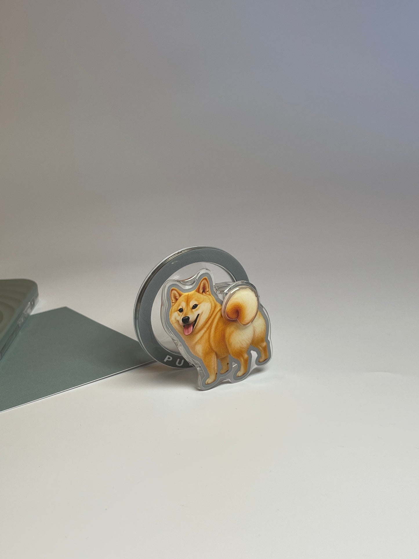 Shiba PupGrip - Magnetic MagSafe Phone Grip & Stand for iPhone