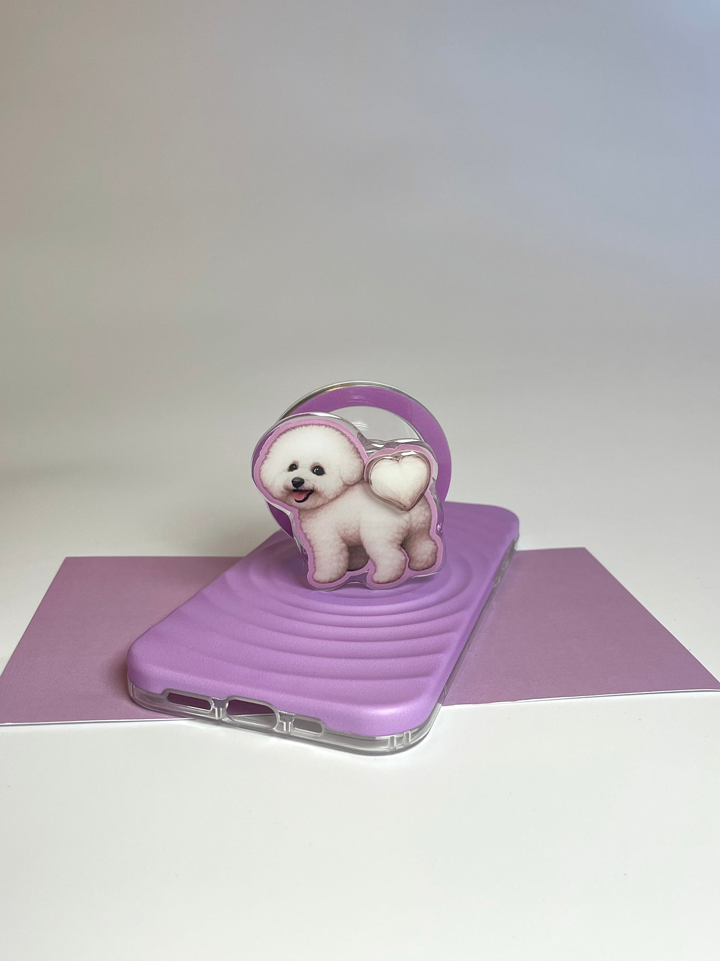 Bichon PupGrip - Magnetic MagSafe Phone Grip & Stand for iPhone