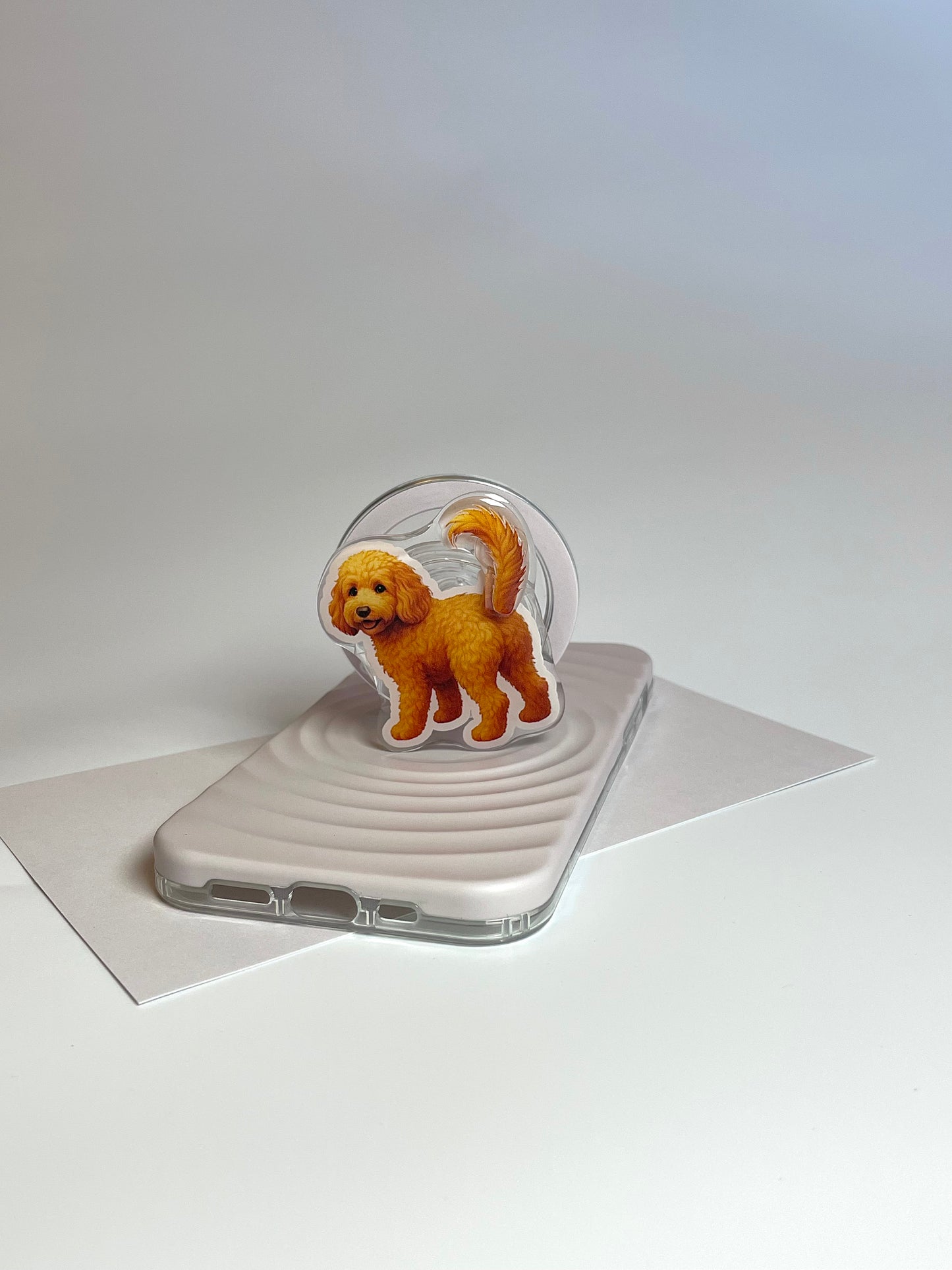 Poodle PupGrip - Magnetic MagSafe Phone Grip & Stand for iPhone