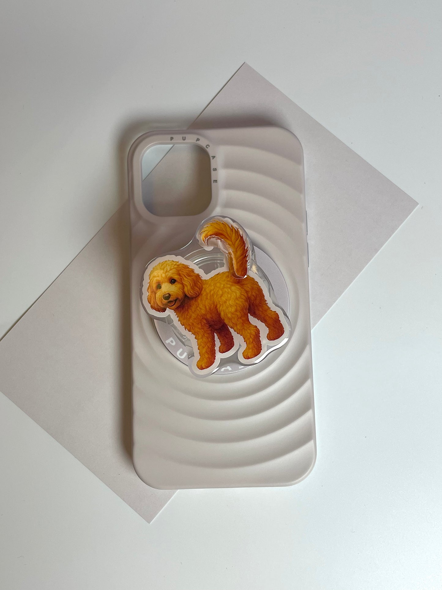 Poodle PupGrip - Magnetic MagSafe Phone Grip & Stand for iPhone