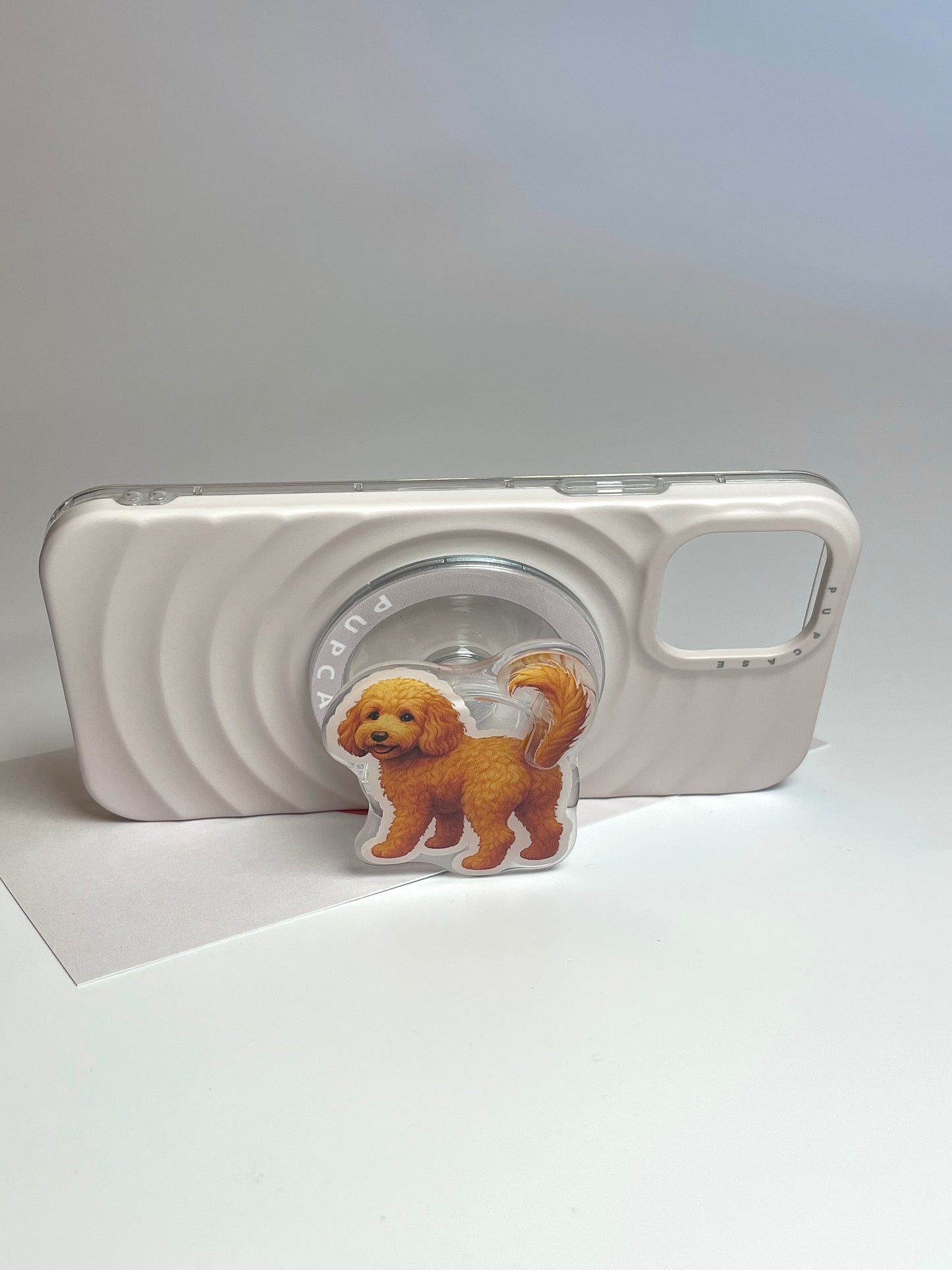 Poodle PupGrip - Magnetic MagSafe Phone Grip & Stand for iPhone