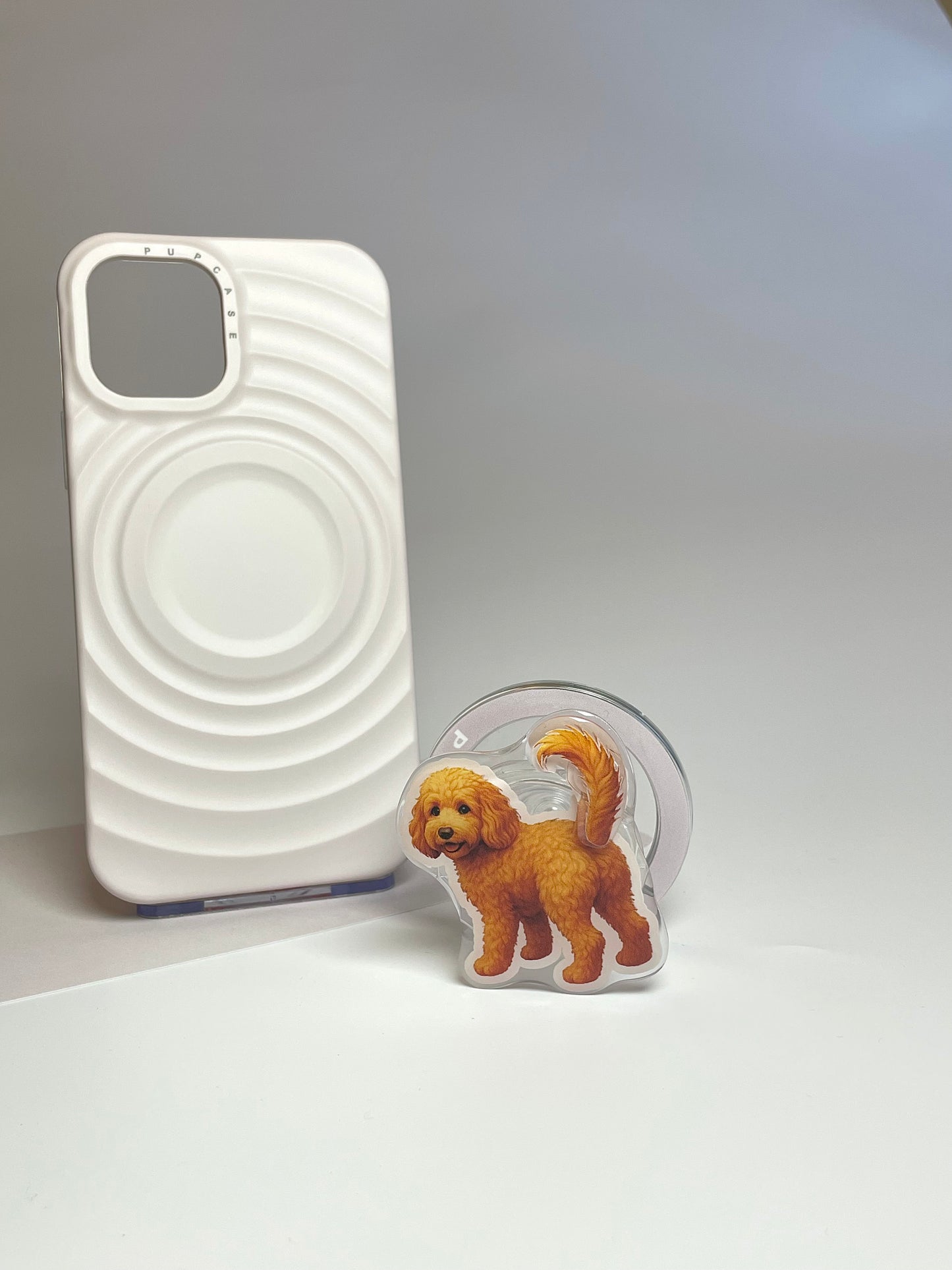 Poodle MagSafe Phone Grip – Cute Magnetic Stand & Grip for iPhone | PupCase
