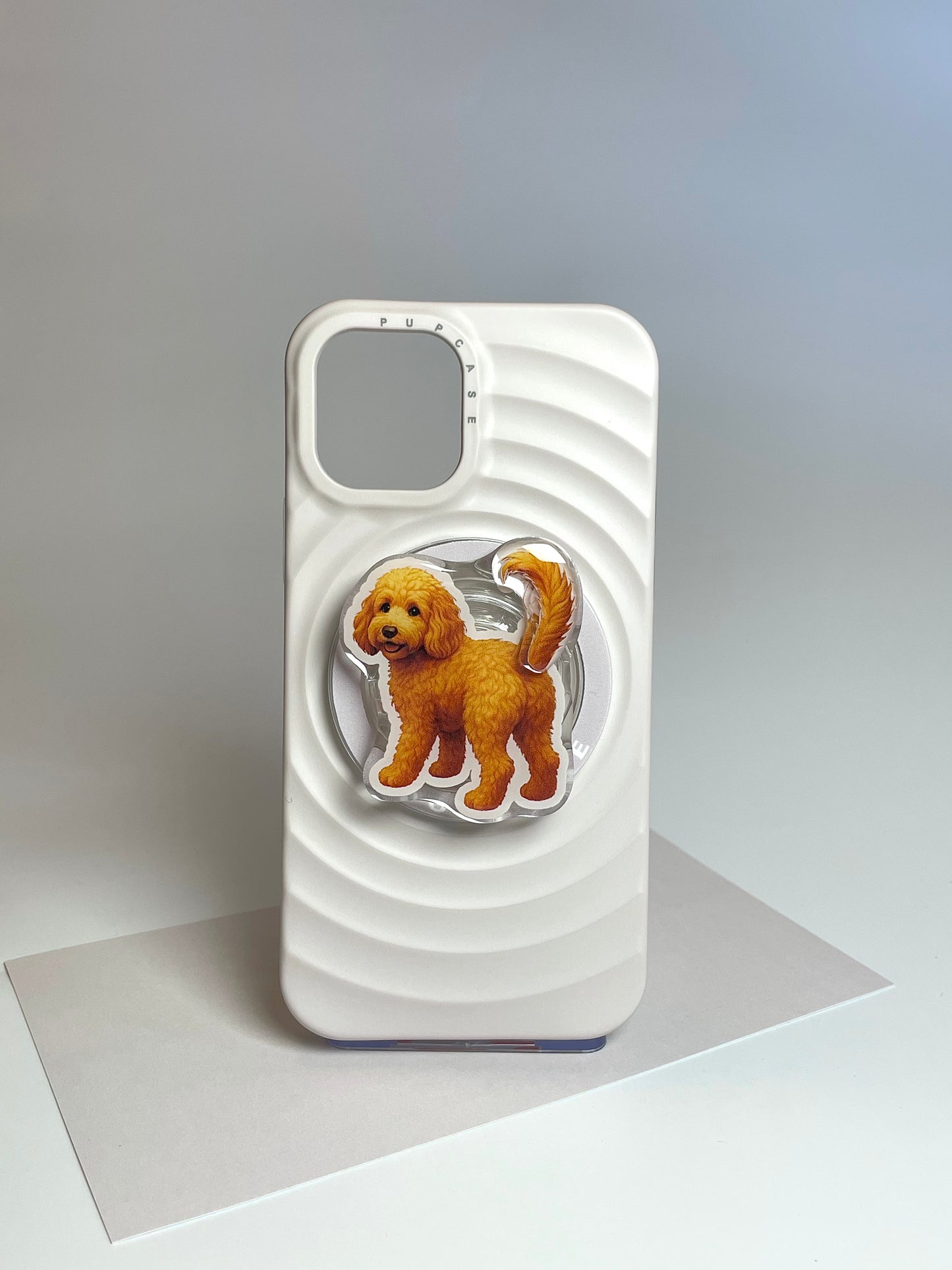 Poodle PupGrip - Magnetic MagSafe Phone Grip & Stand for iPhone