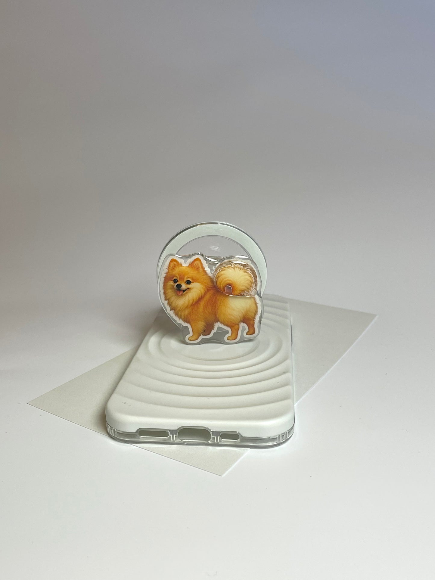 Pomeranian PupGrip - Magnetic MagSafe Phone Grip & Stand for iPhone