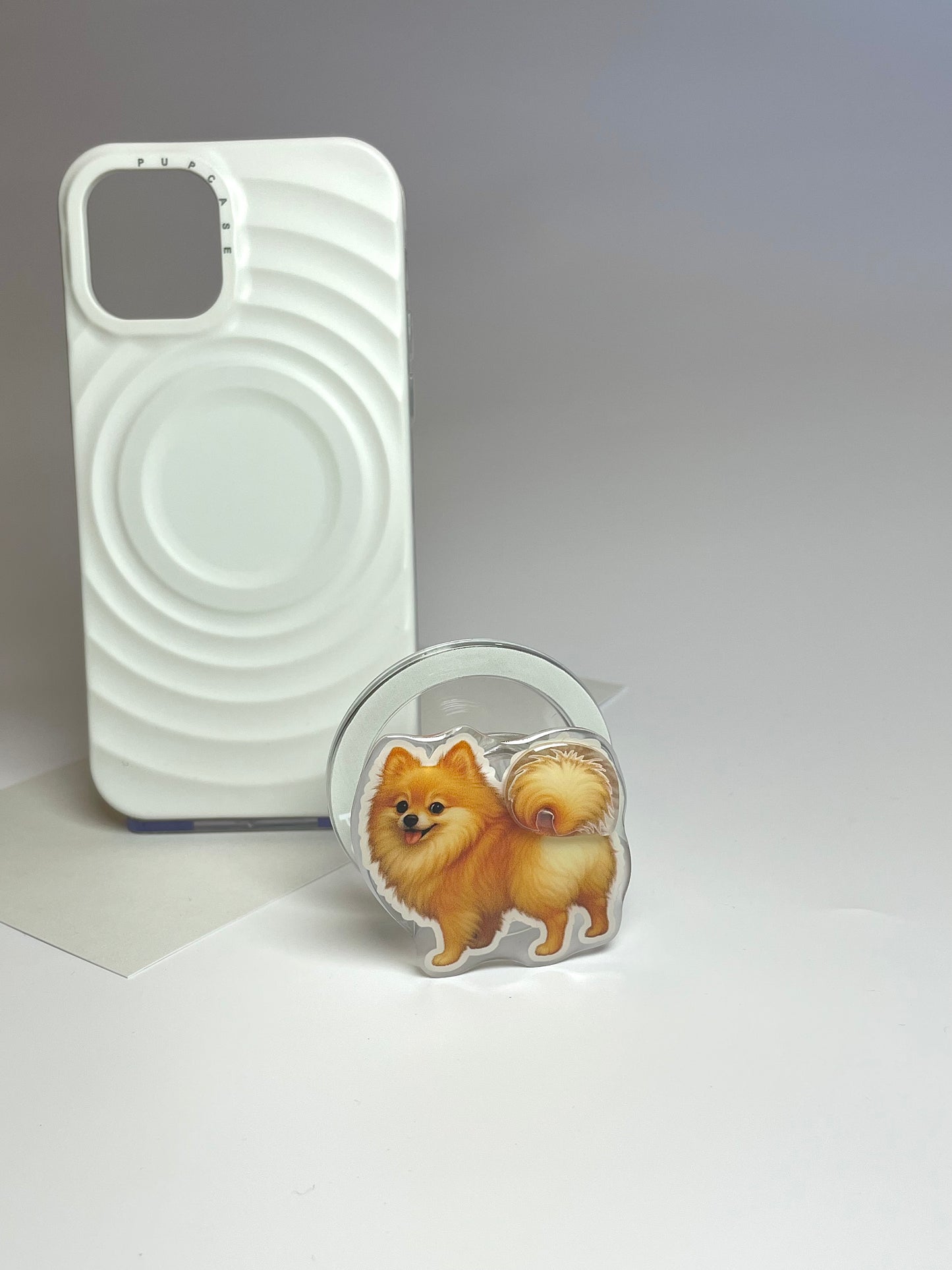 Pomeranian PupGrip - Magnetic MagSafe Phone Grip & Stand for iPhone