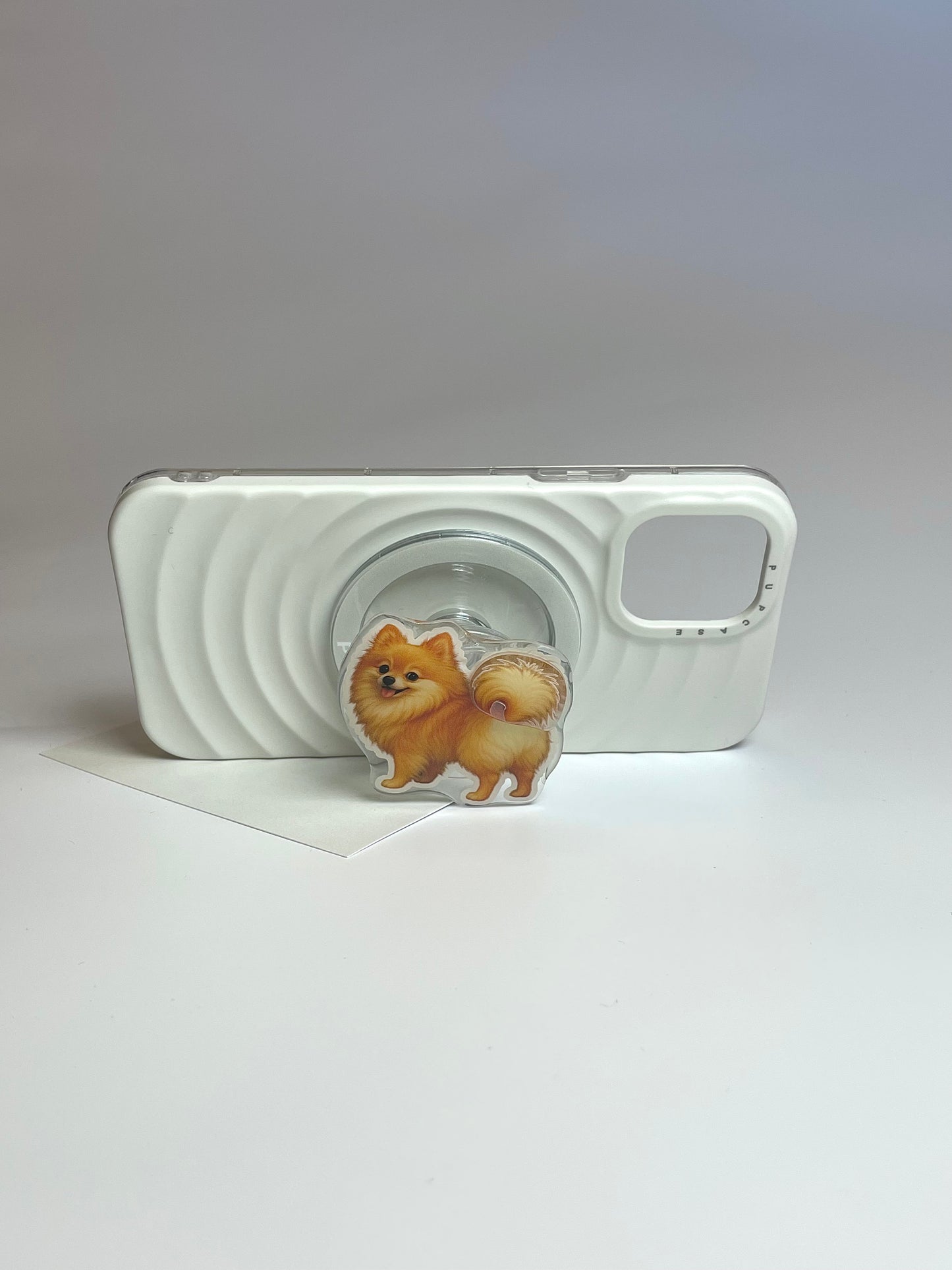Pomeranian PupGrip - Magnetic MagSafe Phone Grip & Stand for iPhone