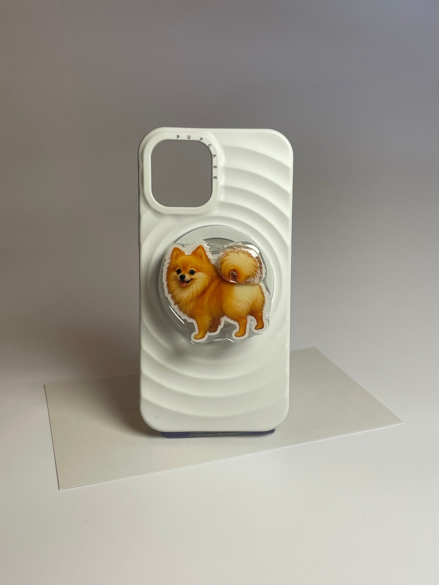 Pomeranian PupGrip - Magnetic MagSafe Phone Grip & Stand for iPhone
