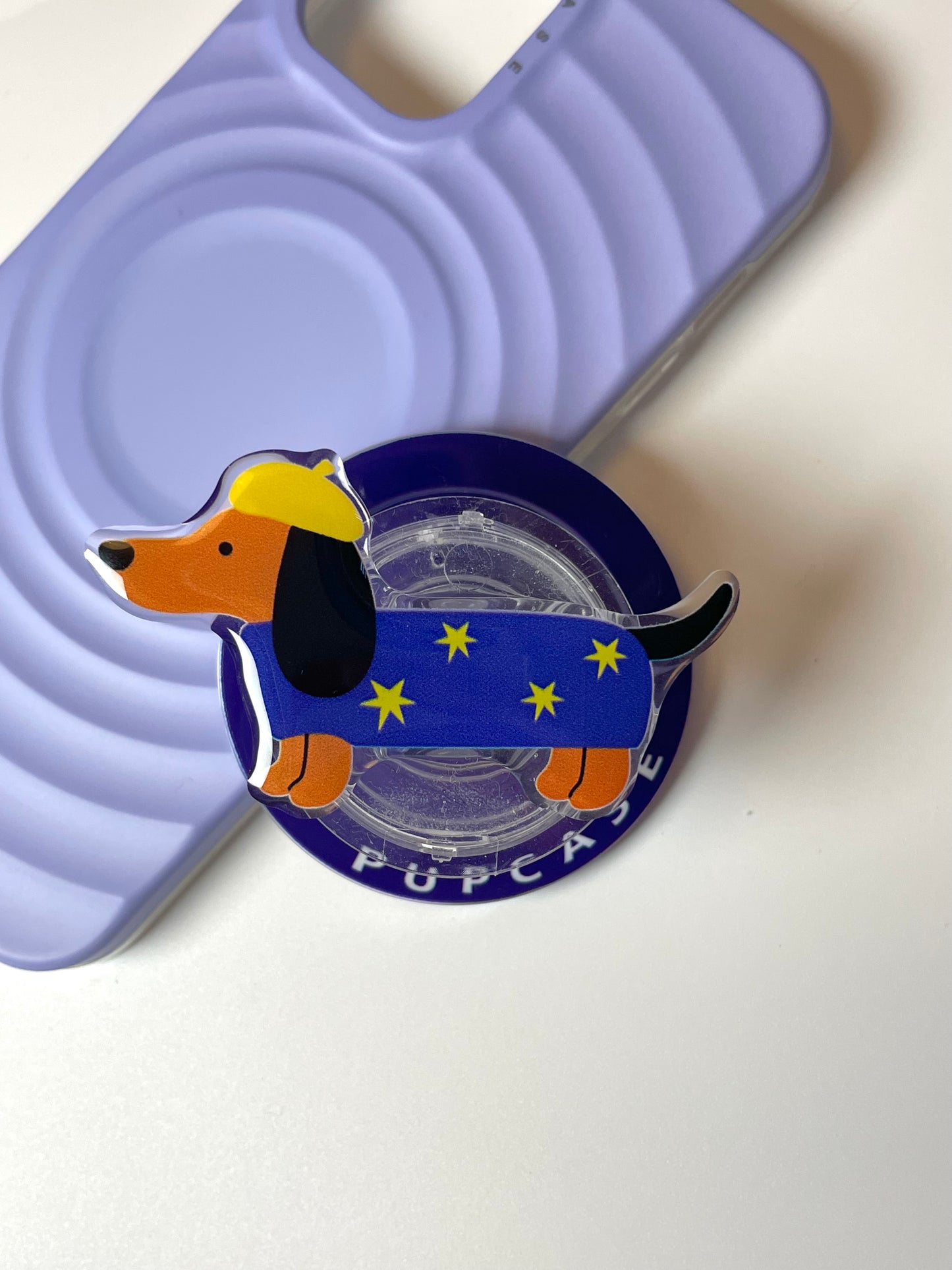 The Star Chaser Dachshund - Magnetic MagSafe Phone Grip & Stand for iPhone