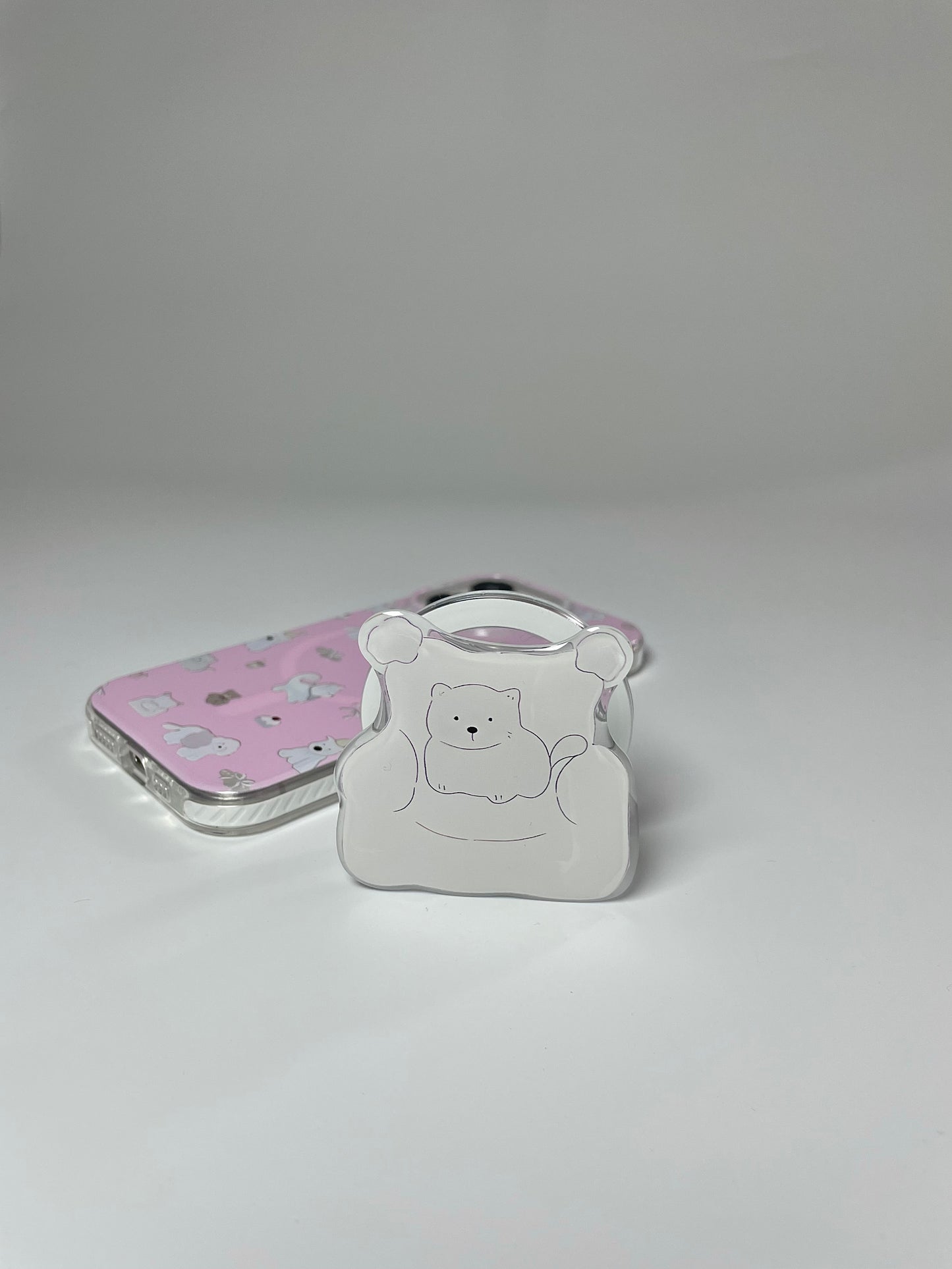 Snowy Westie PupGrip - Magnetic MagSafe Phone Grip & Stand for iPhone