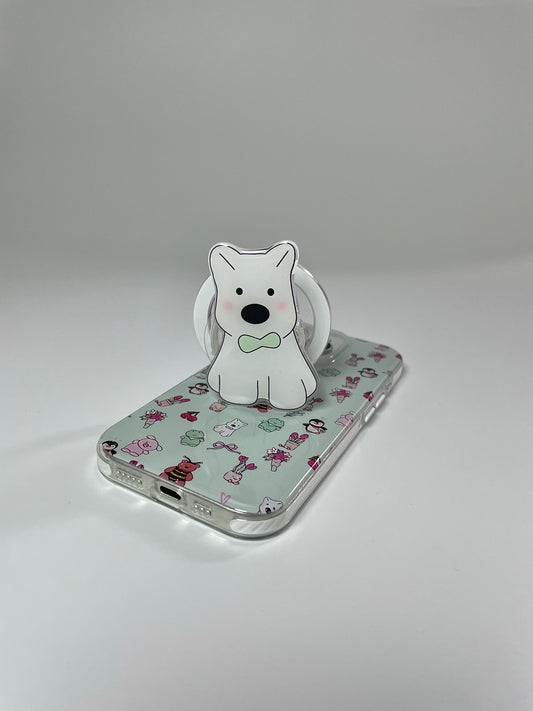 Westie PupGrip - Magnetic MagSafe Phone Grip and Stand for iPhone