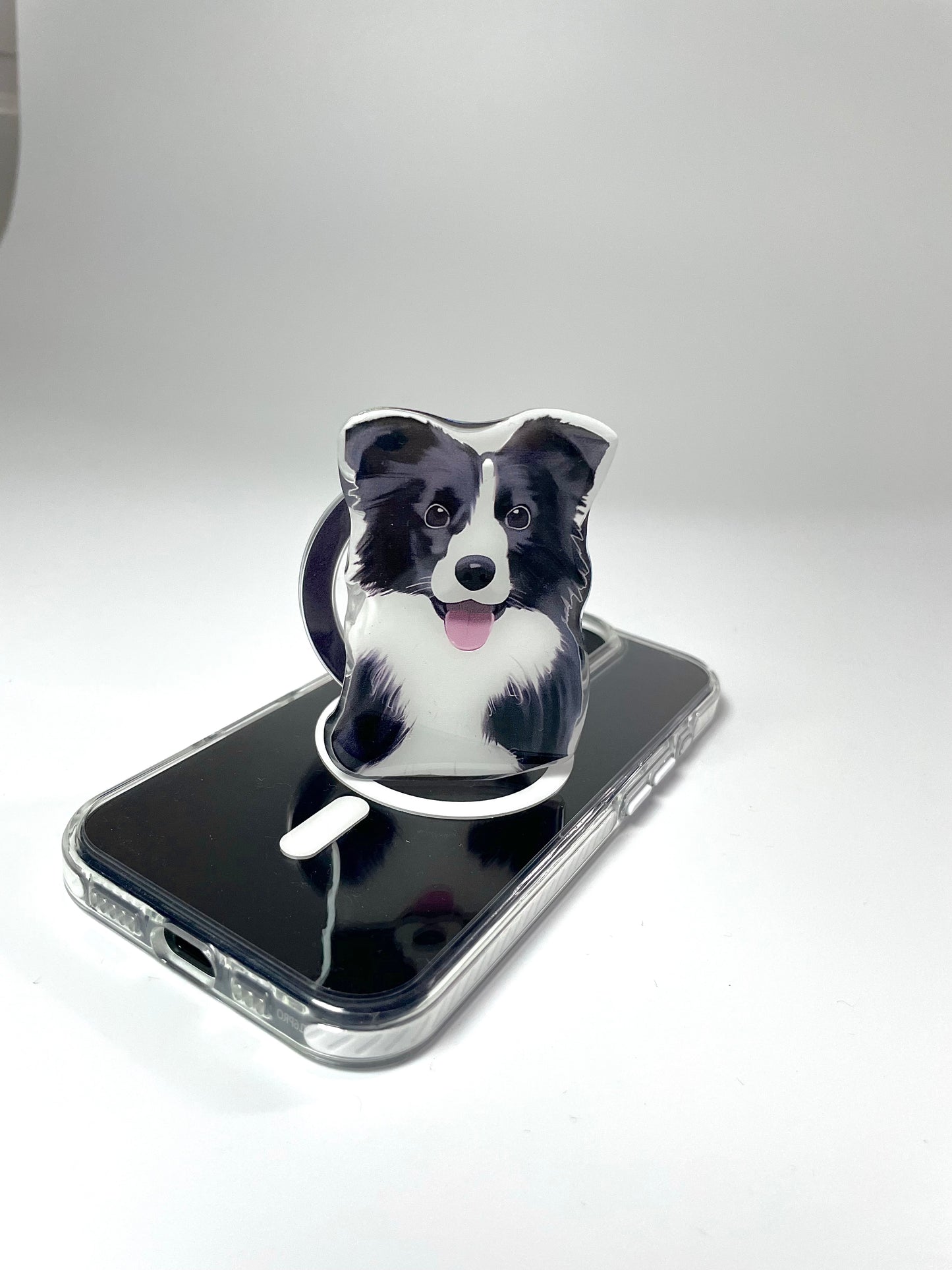 Collie PupGrip - Magnetic MagSafe Phone Grip & Stand for iPhone