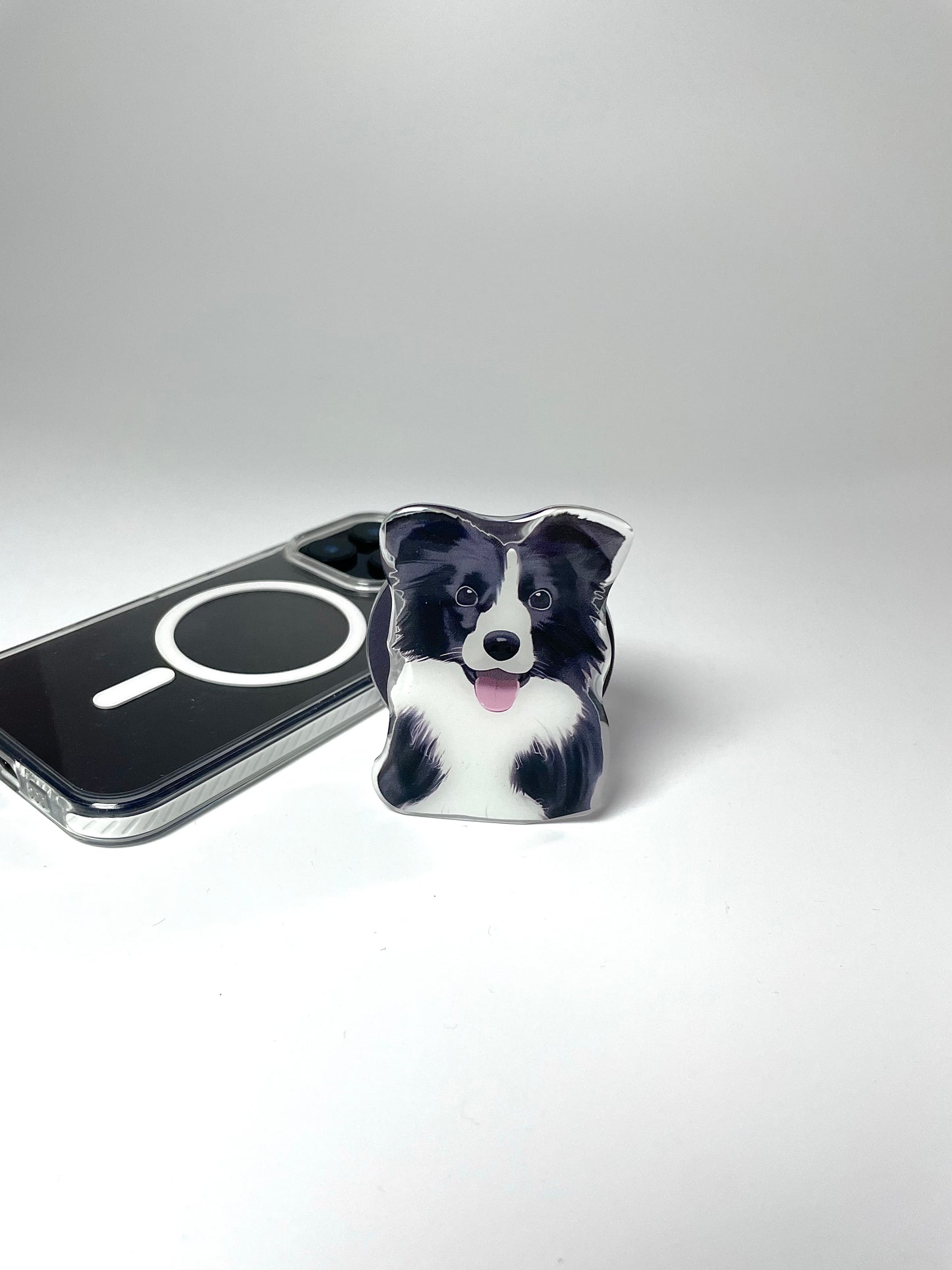 Collie PupGrip - Magnetic MagSafe Phone Grip & Stand for iPhone