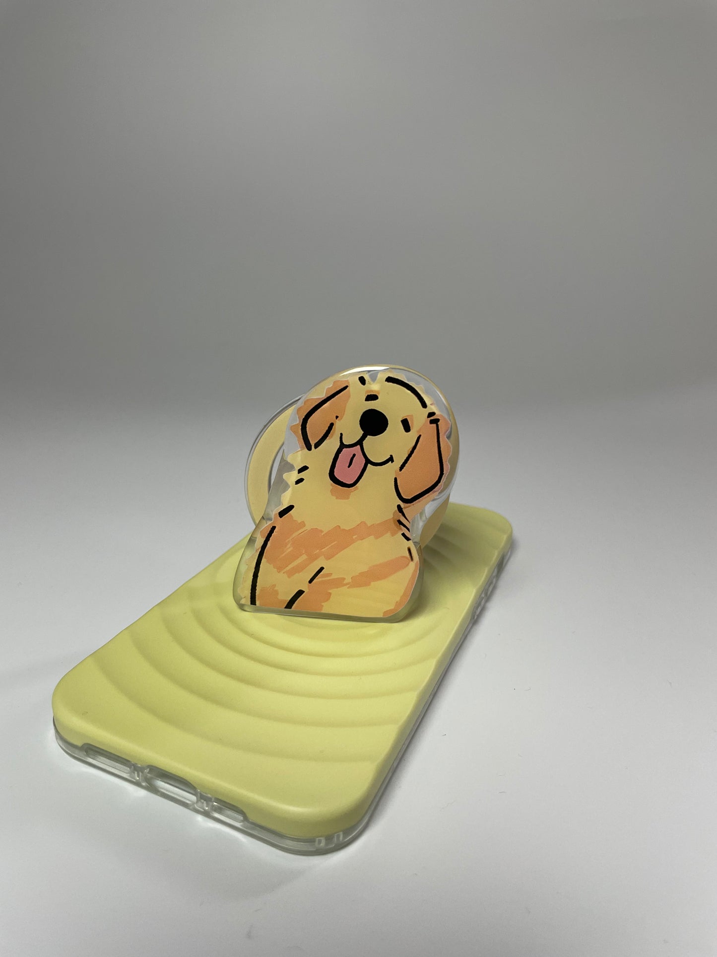Golden Retriever PupGrip - Magnetic MagSafe Phone Grip & Stand for iPhone