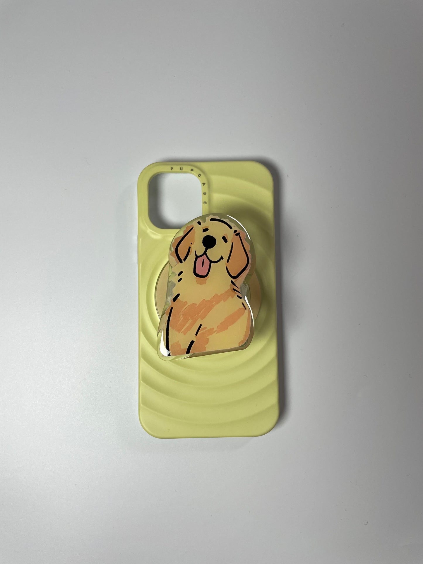 Golden Retriever PupGrip - Magnetic MagSafe Phone Grip & Stand for iPhone