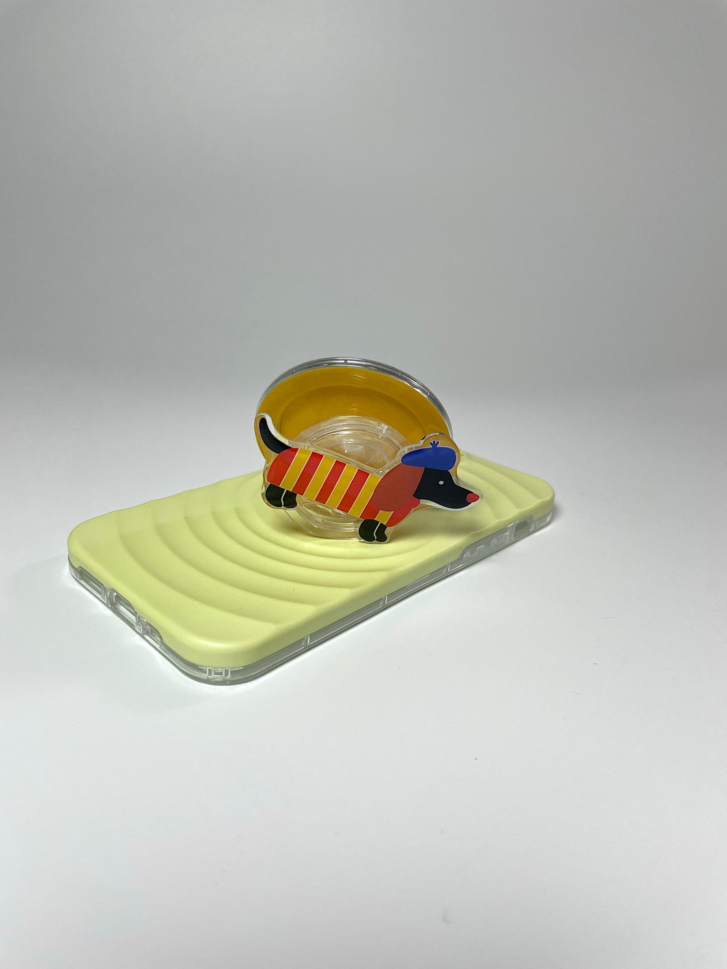 The Jolly Jester Dachshund PupGrip - Magnetic MagSafe Phone Grip & Stand for iPhone