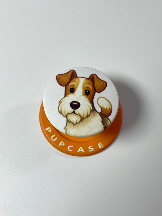 Fox Terrier Head Tilt PupGrip – Magnetic MagSafe Phone Grip & Stand for iPhone