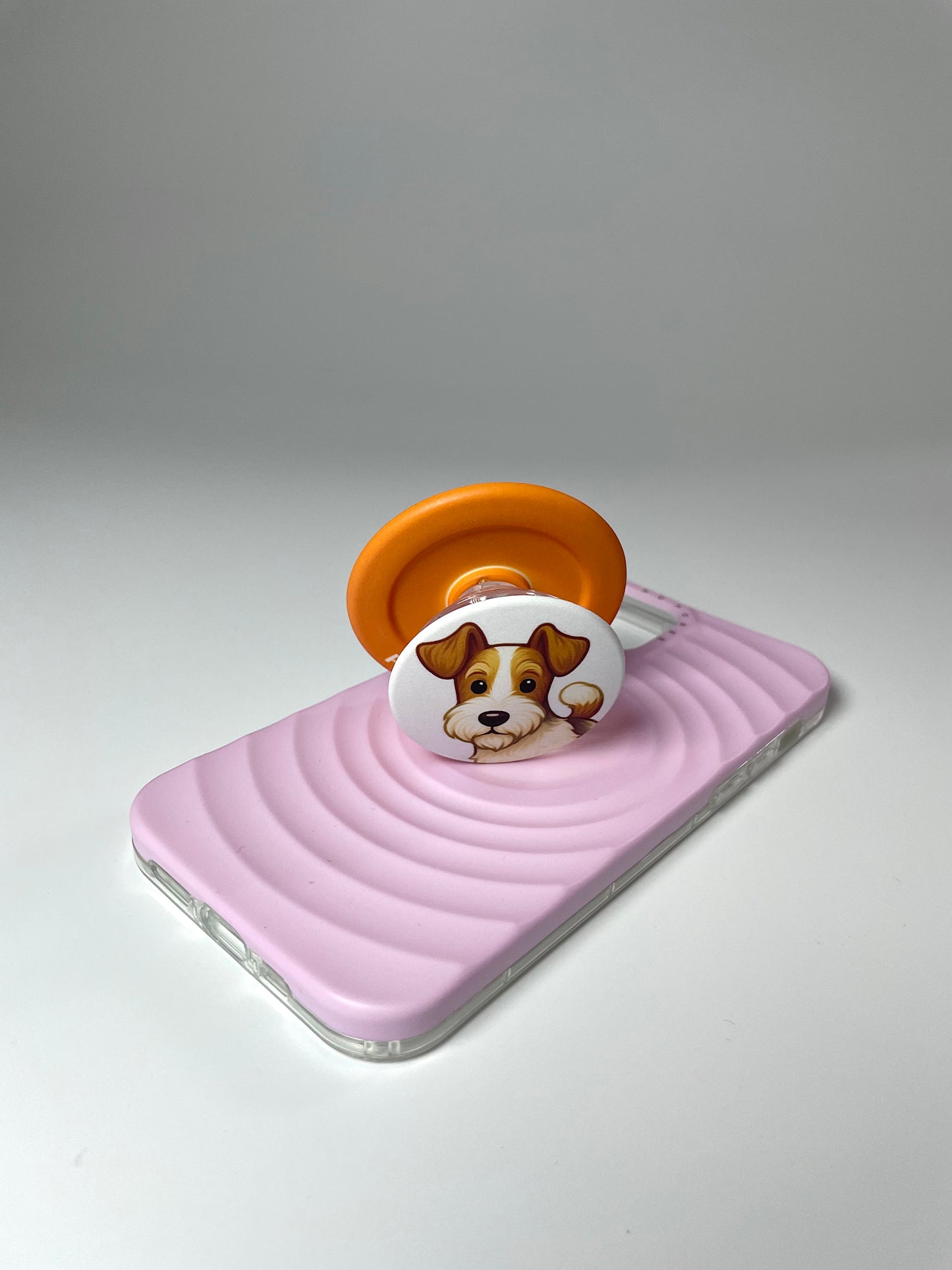 Fox Terrier Head Tilt PupGrip – Magnetic MagSafe Phone Grip & Stand for iPhone