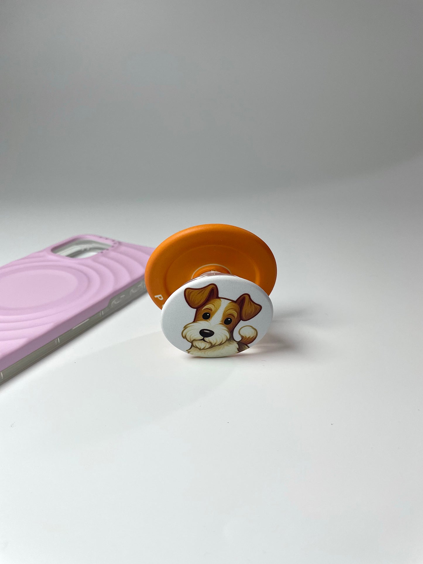 Fox Terrier Head Tilt PupGrip – Magnetic MagSafe Phone Grip & Stand for iPhone