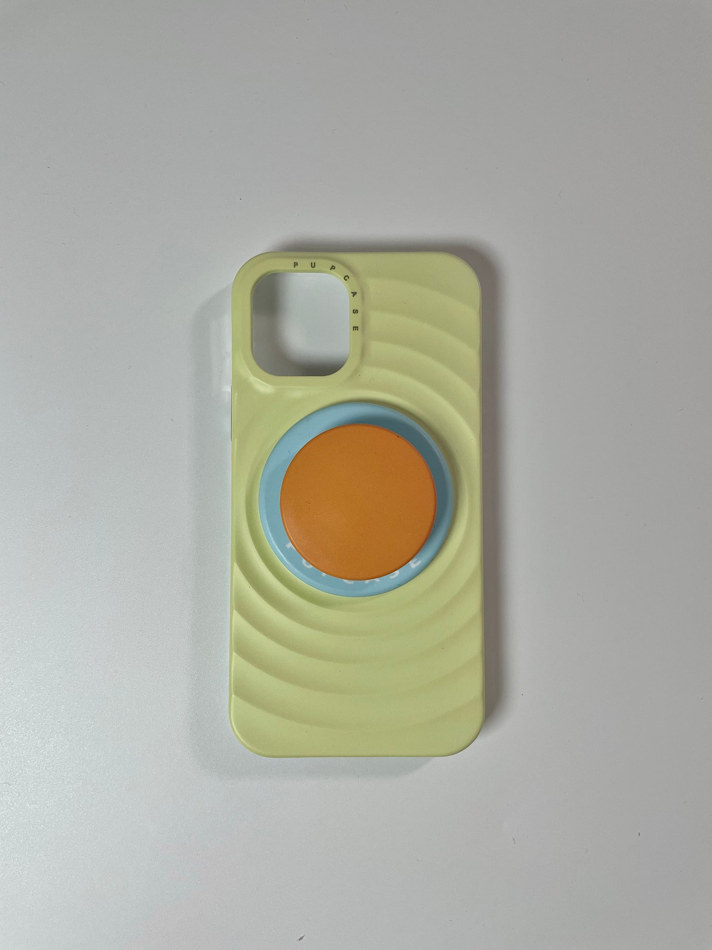 PupGrip Sunset Orange Pop - Magnetic MagSafe Phone Grip & Stand for iPhone