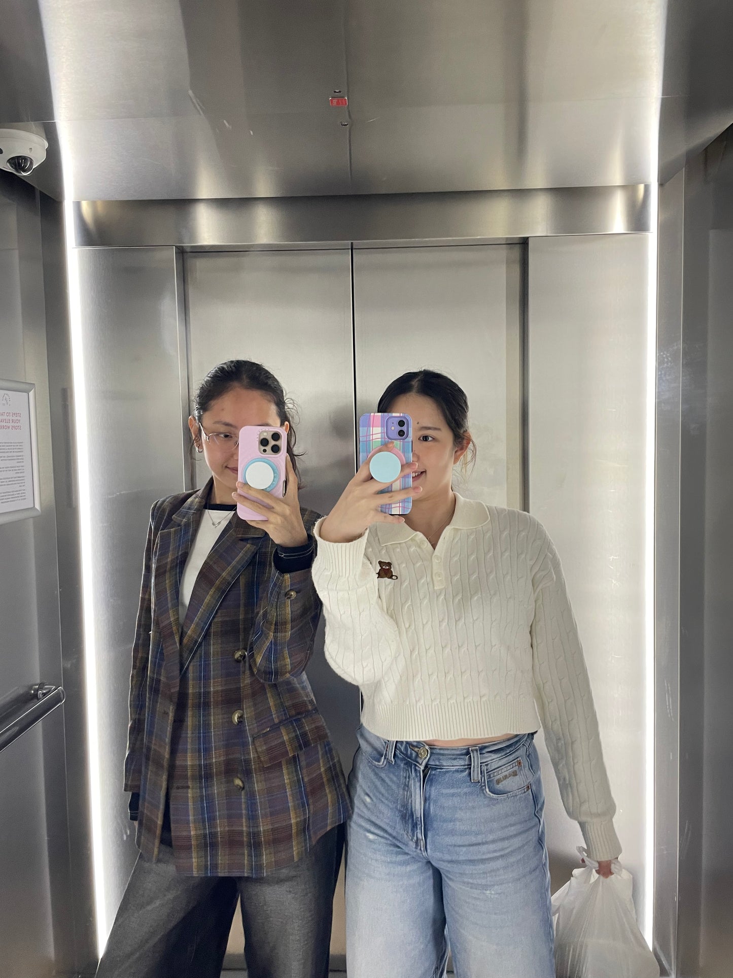 Pastel Plaid Dream MagSafe Case for iPhone 12–17 | PupCase