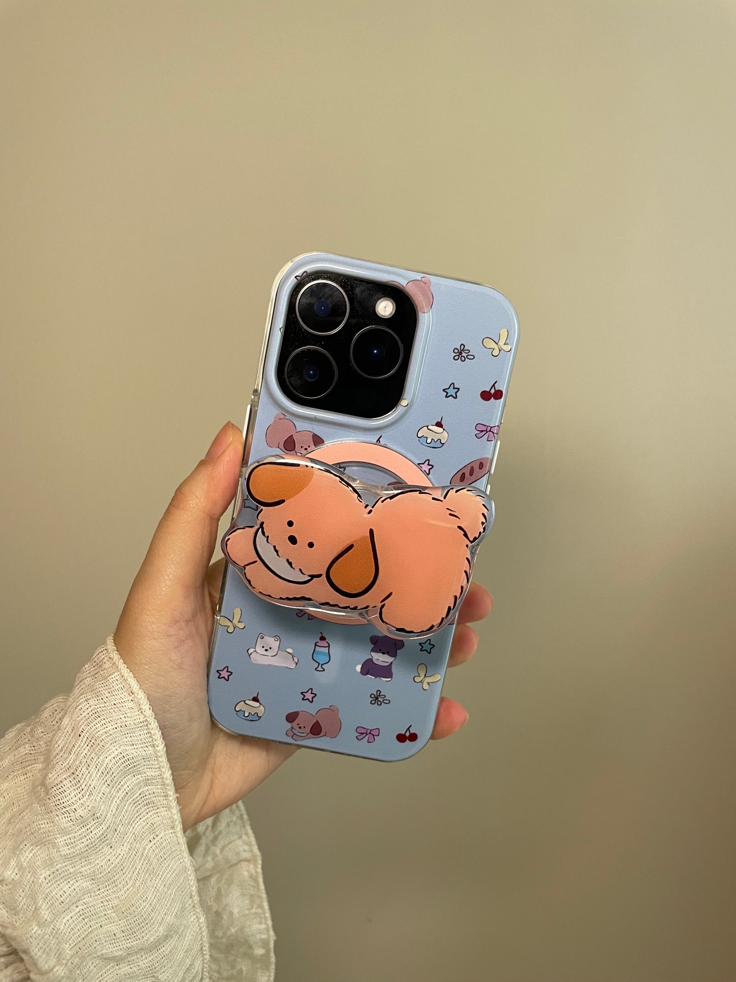 Toy Poodle PupGrip - Magnetic MagSafe Phone Grip and Stand for iPhone