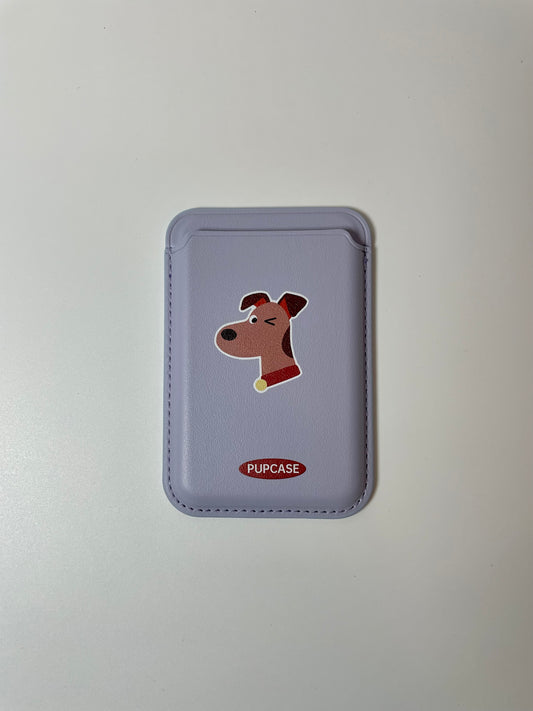Airedale Lavender PupWallet - MagSafe Phone Wallet and Card Holder