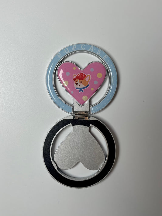 Corgi MagSafe Heart Phone Ring and Stand