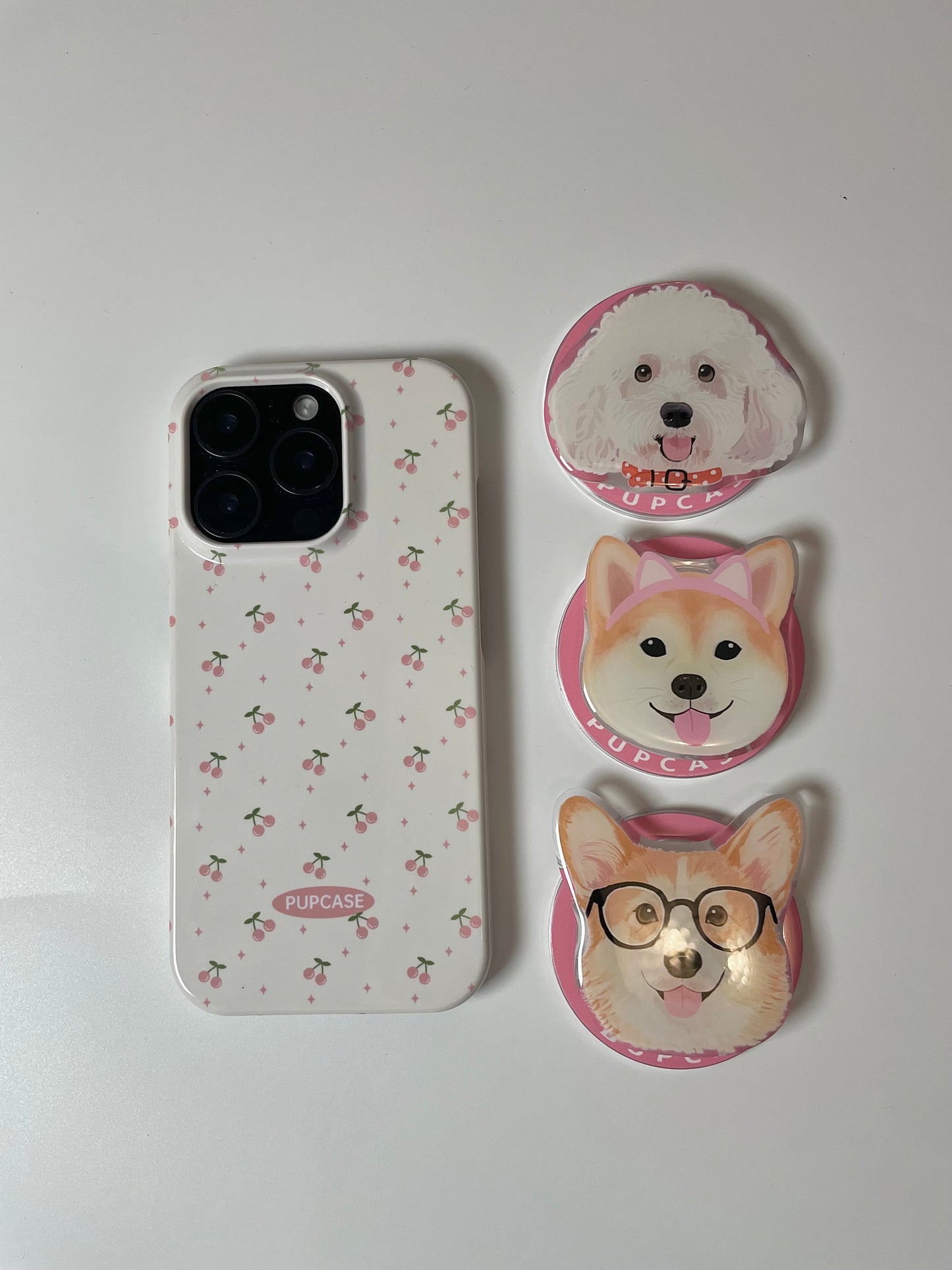 The Signature Pups MagSafe Phone Grip – Shiba Inu Headshot Design