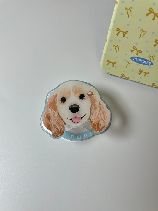 English Cocker Spaniel Headshot MagSafe Phone Grip and Stand