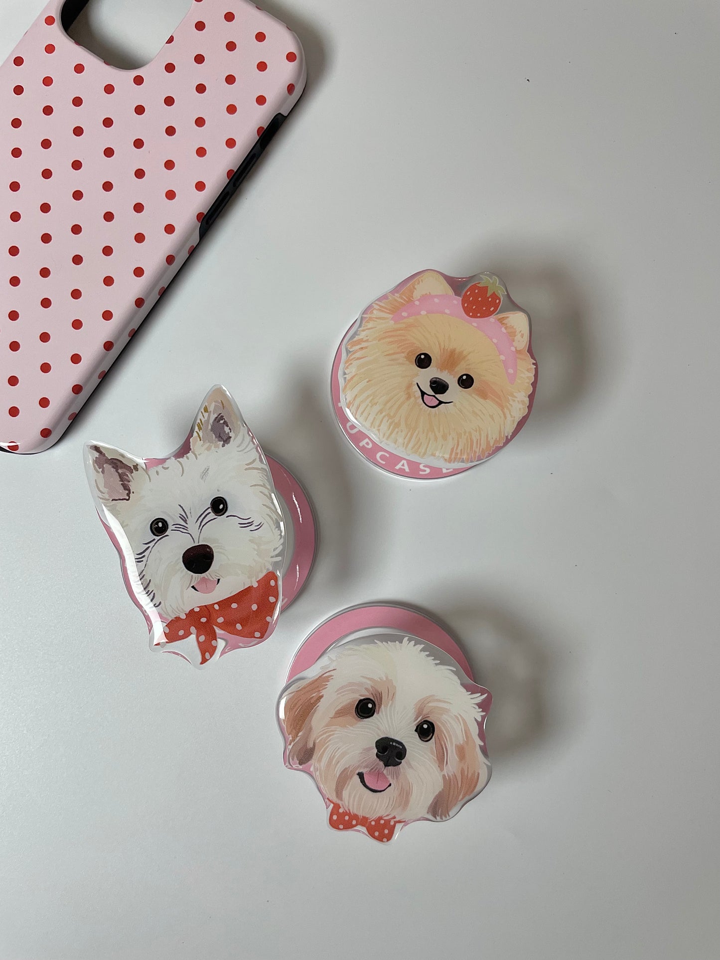 The Signature Pups MagSafe Phone Grip – Toy Poodle Headshot Design