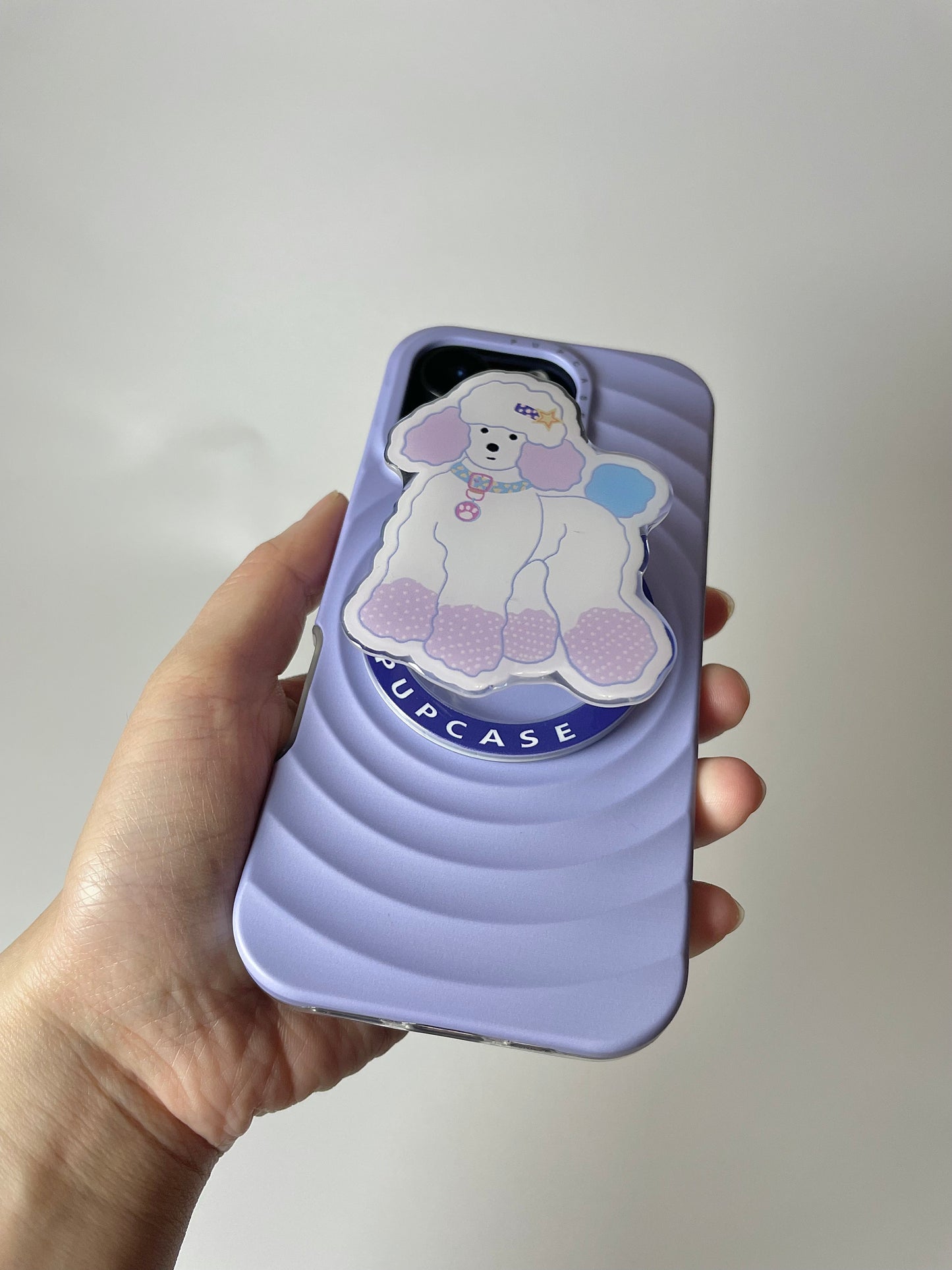 Outfit On - Toy Poodle Adventures Magnetic Phone Grip and Stand